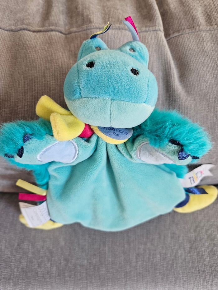 Marionnette Crocodile Tropi’cool Vert DOUDOU & COMPAGNIE neuve