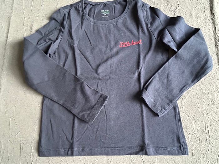 Lot de 5 t-shirts manches longues petite fille « Kiabi » - photo numéro 2
