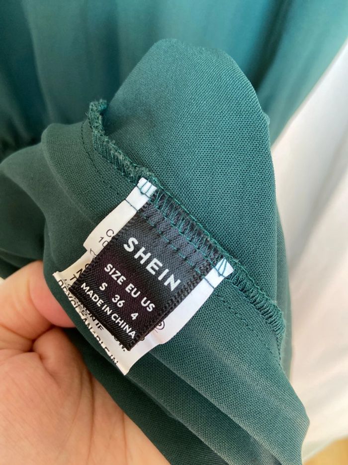 Robe verte shein - photo numéro 5