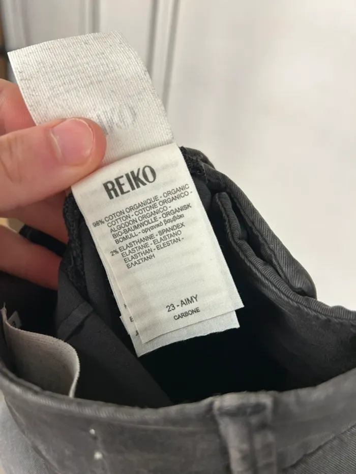 Pantalon cargo Gris Reiko W23 Neuf - photo numéro 8