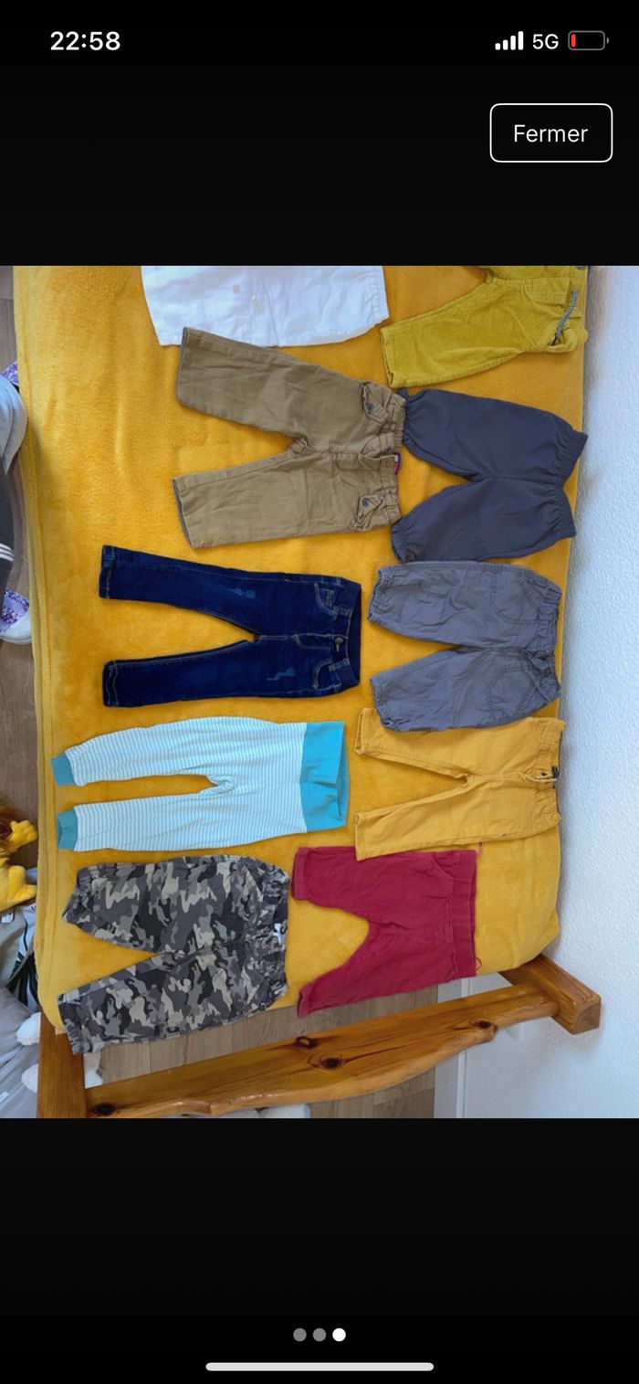 Pantalons 9 mois lot - photo numéro 2