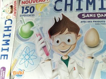 Boîte jeu de chimie