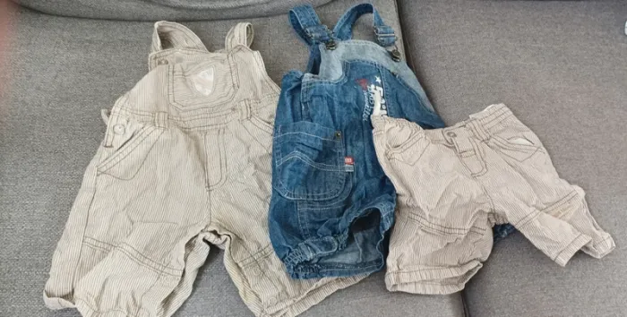 Lot salopettes shorts