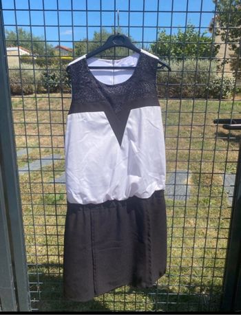 Robe bicolore