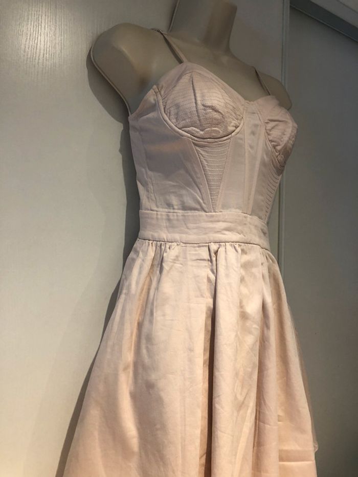 Robe rose poudré Naf-Naf taille 34 style vintage - photo numéro 17
