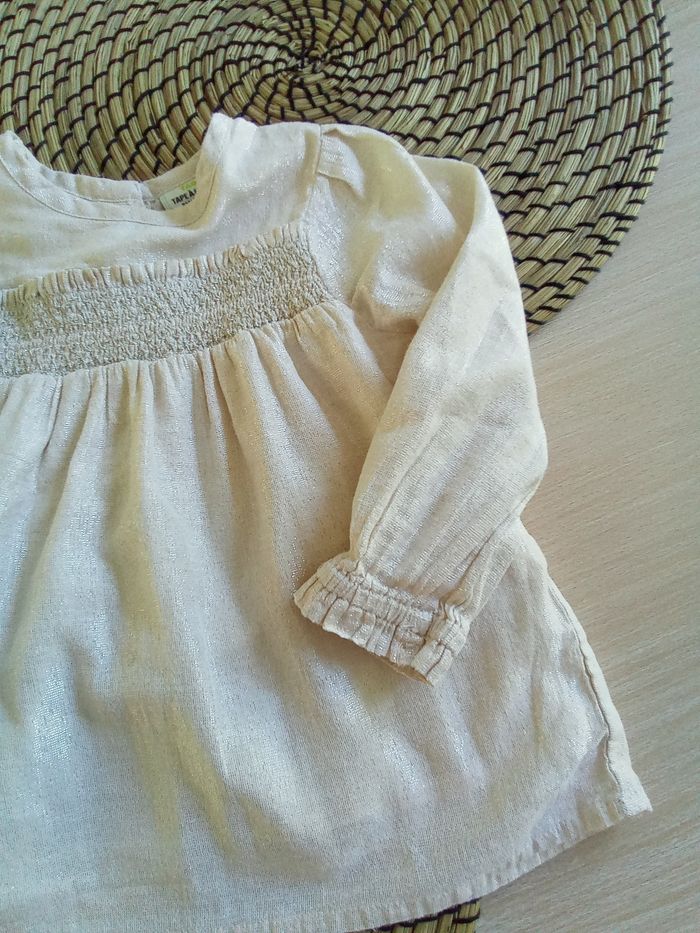 Tunique crème avec fils brillants Tape à l'oeil taille 24 mois - photo numéro 5