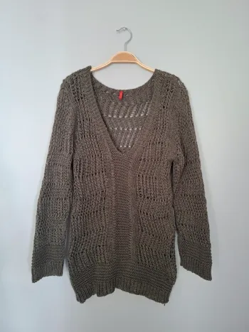 Pull en maille ajouré