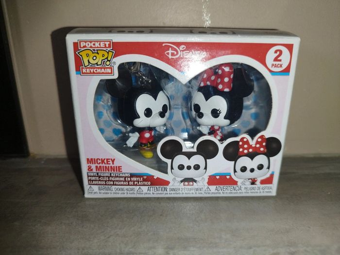 Porte clef mickey et Minnie