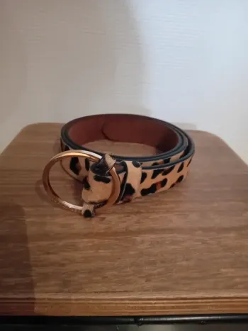 Ceinture femme léopard 115 cm