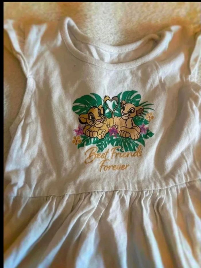 Robe Roi Lion Disney – Taille 12 mois – Neuve & ultra confortable ! - photo numéro 3