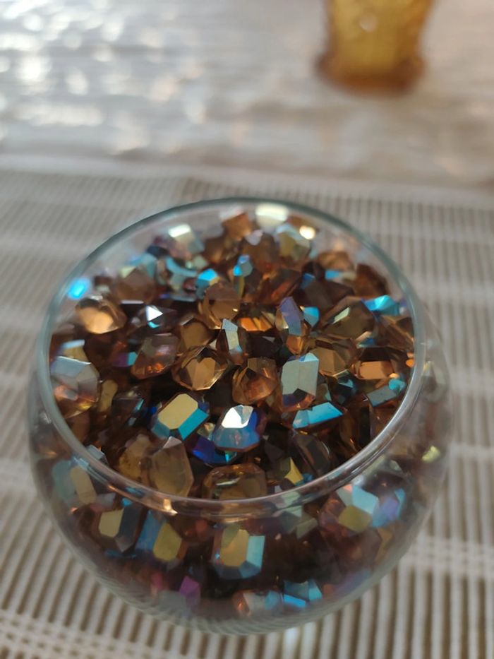 500g de décoration mini diamants emerald Radiant shape pour faire des bijoux pendentif