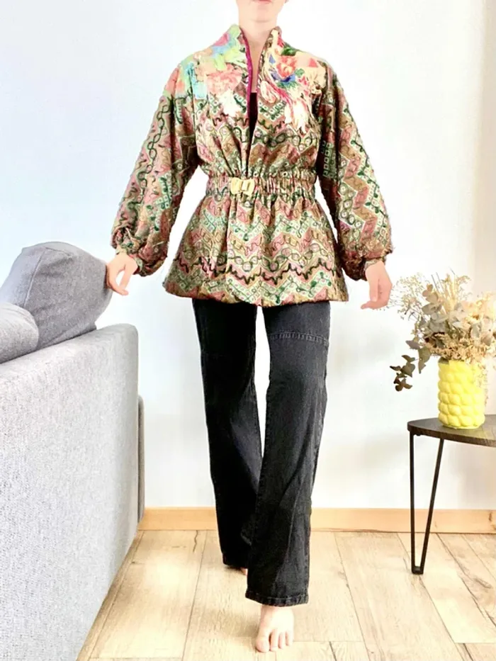 Veste Vintage sans étiquette - Bon état - photo numéro 3