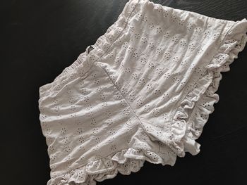 Short blanc broderie anglaise femme Primark taille L été