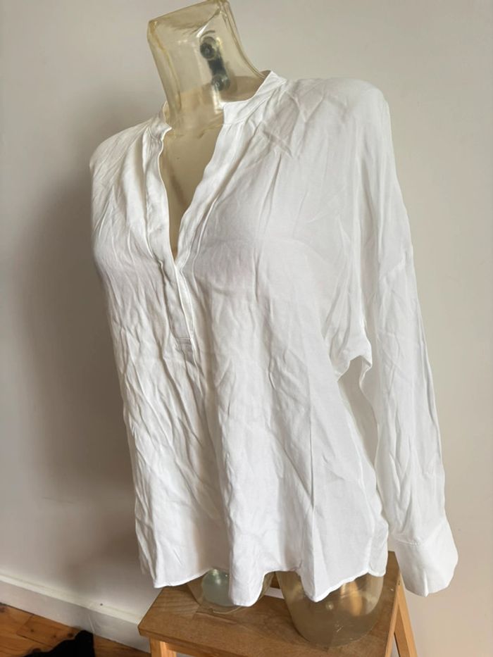 Blouse mango blanc - photo numéro 5