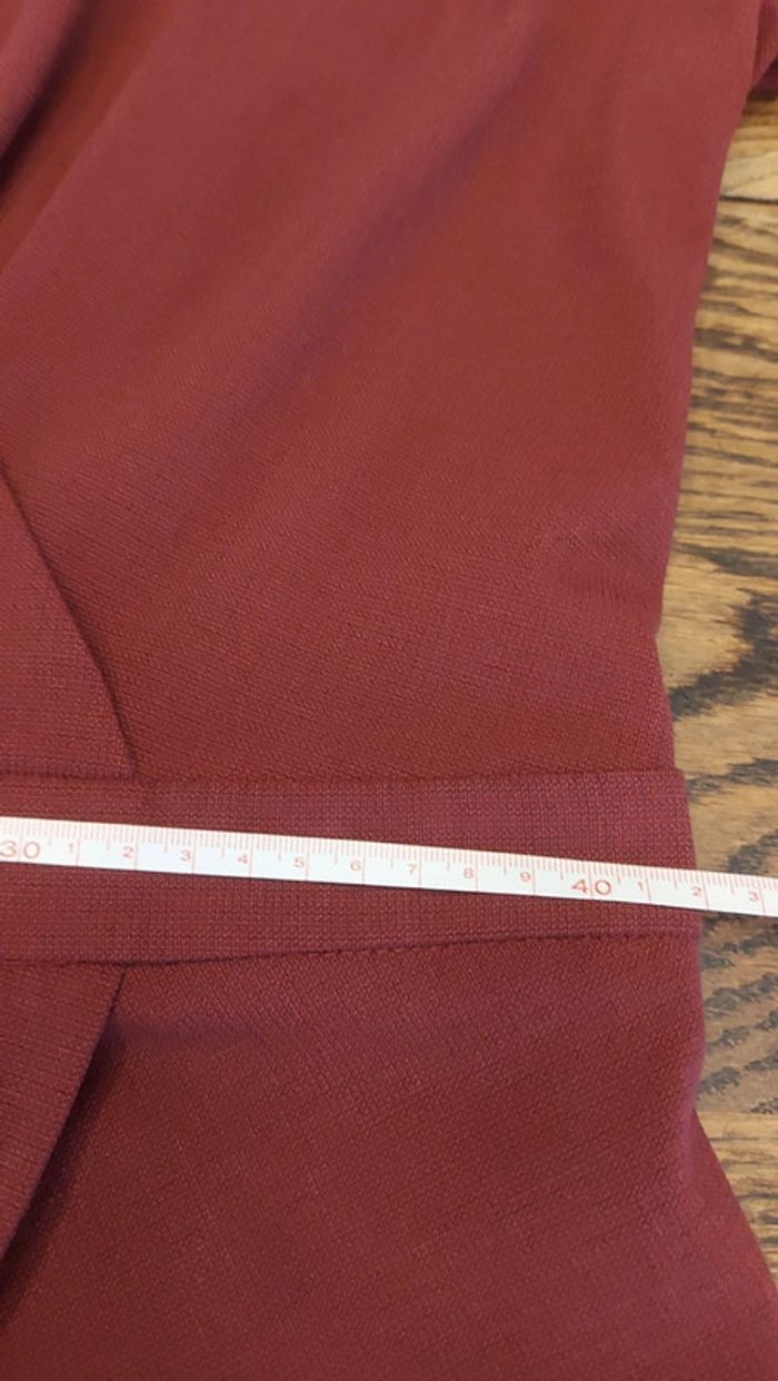 Robe Bordeaux  Sisley taille L - photo numéro 10