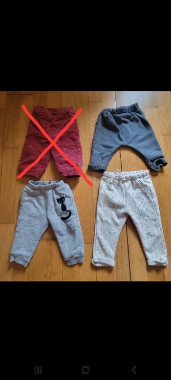 Lot 4 joggings chaud