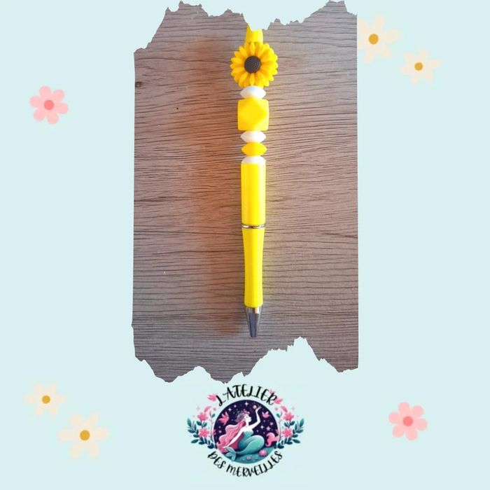 Bic avec perle en silicone disney fleure - photo numéro 11