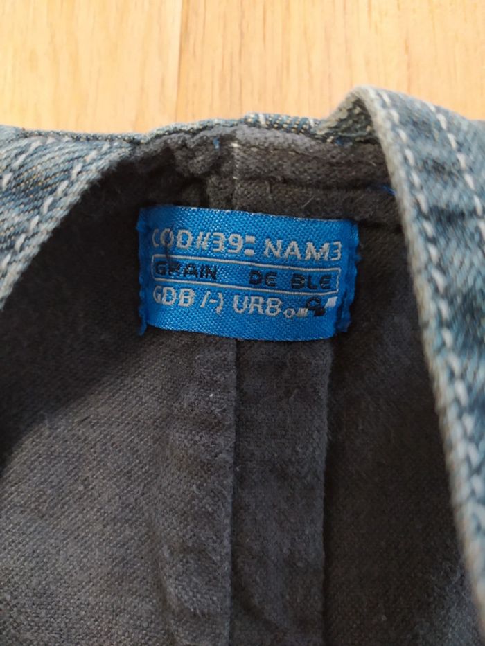 Salopette jeans grain de blé 2 ans - photo numéro 4