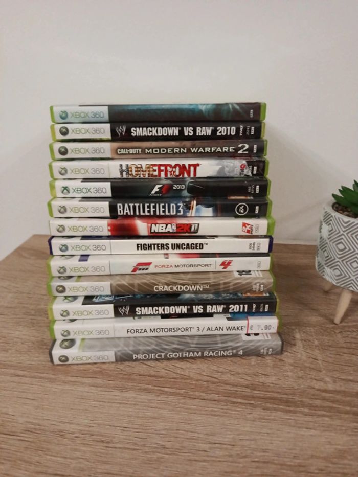 Lot de 13 jeux Xbox 360