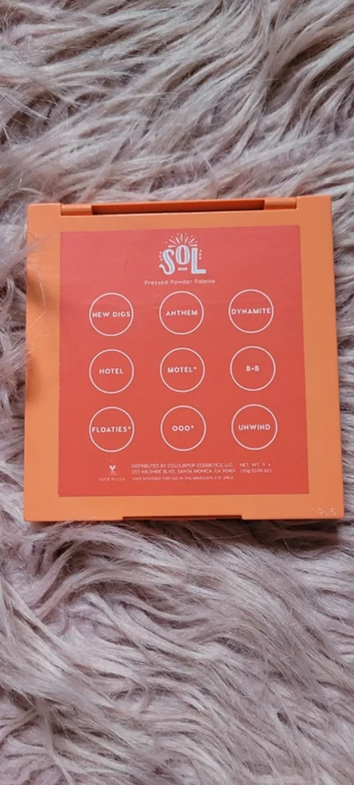 Palette sol colourpop - photo numéro 2