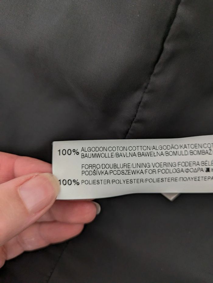 Veste zippée légère 100% coton - Zara Trf - taille S - photo numéro 5