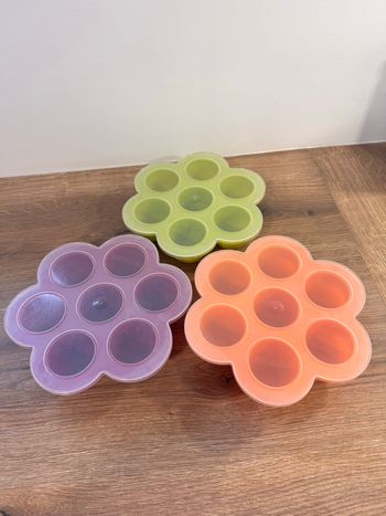 3 moules multiportions beaba en silicone