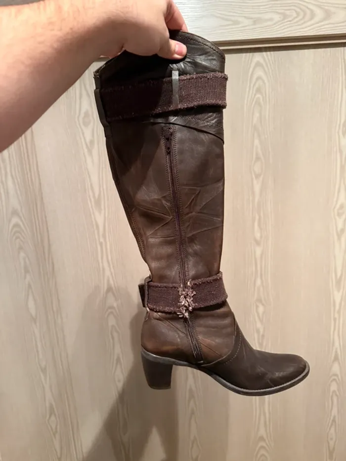 Botte en cuir de veau - photo numéro 5