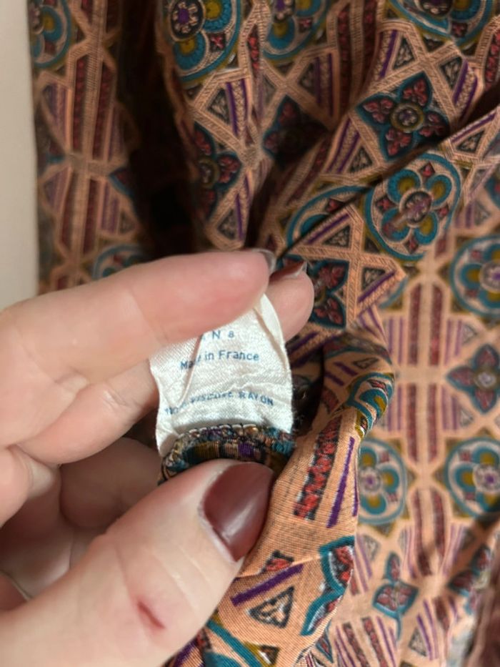 Jolie chemise à motifs • Daniel D • taille L/40 • en Rayonne - photo numéro 11