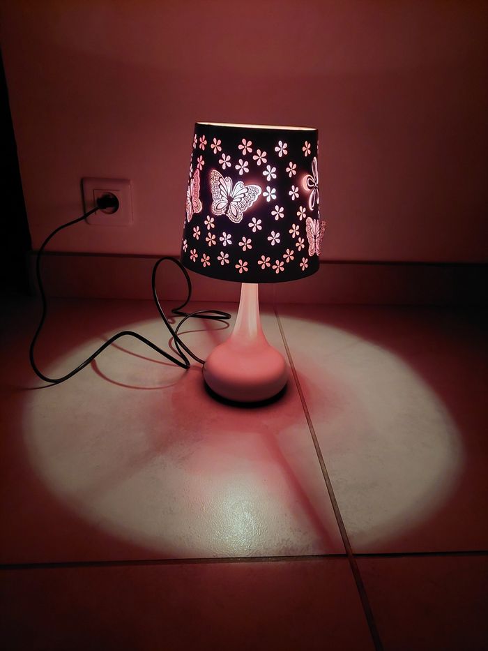 Lampe motif lumière rose - photo numéro 10