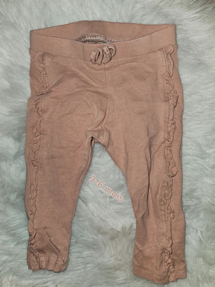 Legging fille vieux rose – Primark (3–6 mois / 68 cm)