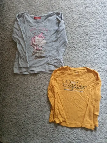 Lot de 2 sous-pulls taille 5 ans.