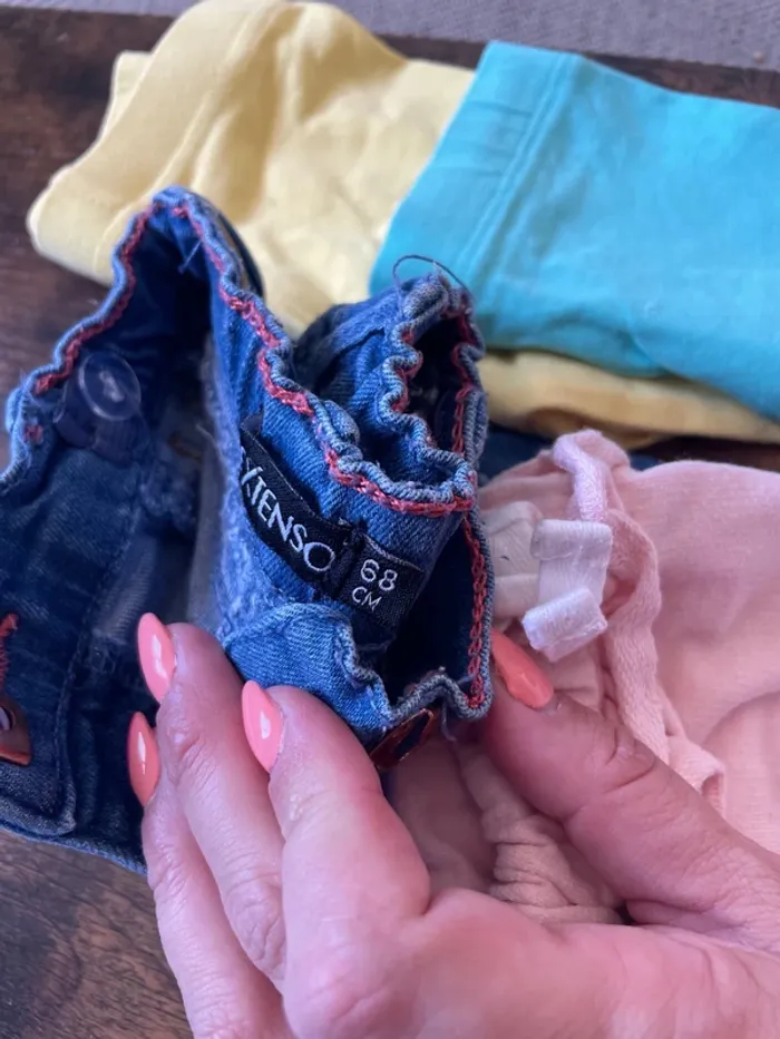Lot de 12 pantalons bébé fille 6 mois - photo numéro 8