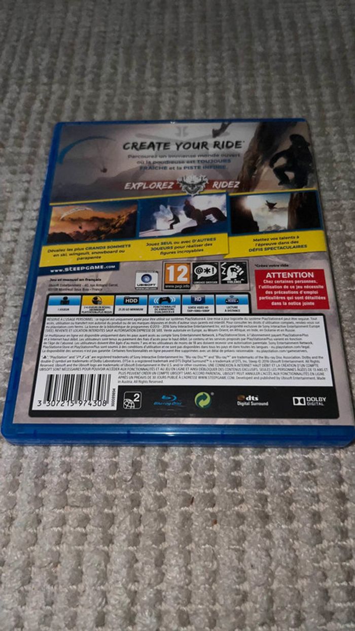 Steep Ps4 - Complet - photo numéro 2