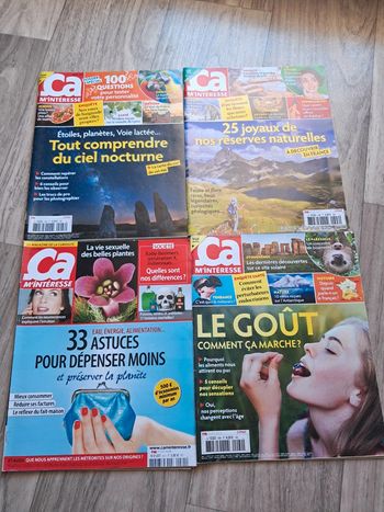 Lot de 4 magazine ça m’interesse