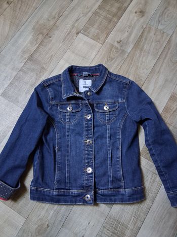 Veste en jean fille bleue marine 6 ans
