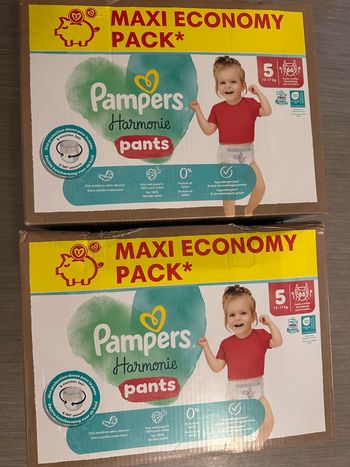 Couche Pampers harmonie taille 5 pants 