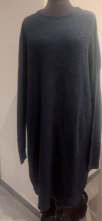 Robe pull bleue marine