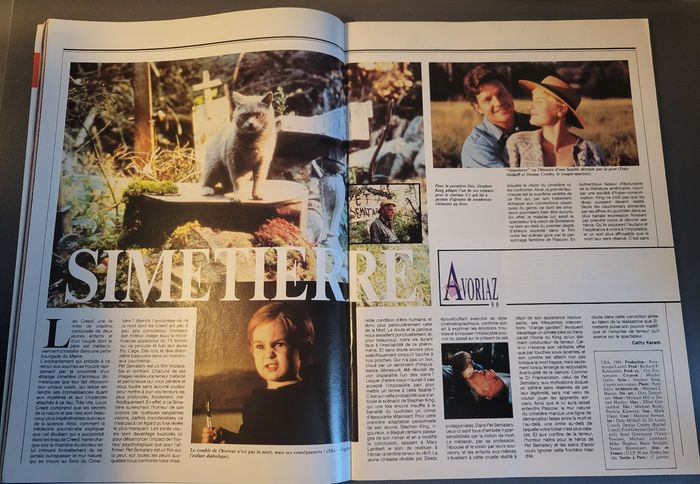 L'écran fantastique #111 - Janvier 1990
Spécial AVORIAZ 90
Dossier 36.15 code père Noël
Article Stephen King - Simetierre - photo numéro 4
