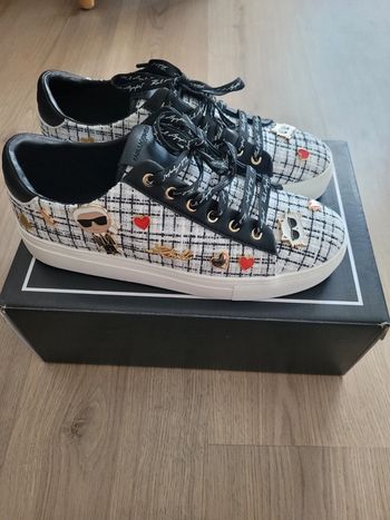 Baskets en toile Karl Lagerfeld modèle "Boucle pins sneaker"