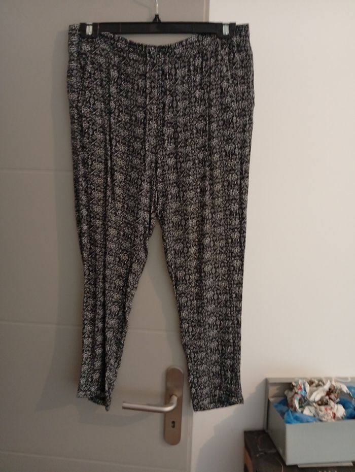 Pantalon femme taille élastique