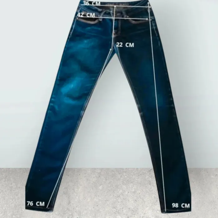 Jean Monday , coupe slim fit ,taille basse ,texture stretch - photo numéro 13