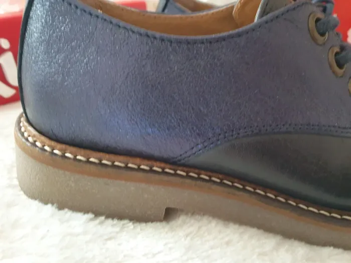 Chaussures Fille Derbies Mocassins Cuir Kickers T31 - photo numéro 3