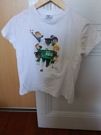 Tee-shirt keya blanc et multicolore