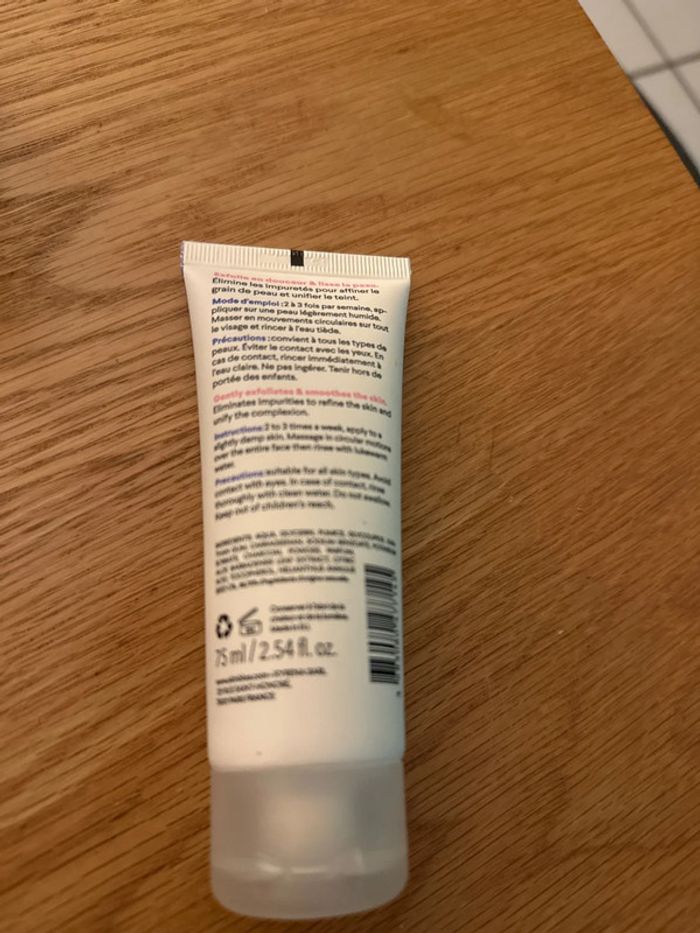 Ski bleu gommage purifiant charbon aloe vera - photo numéro 2