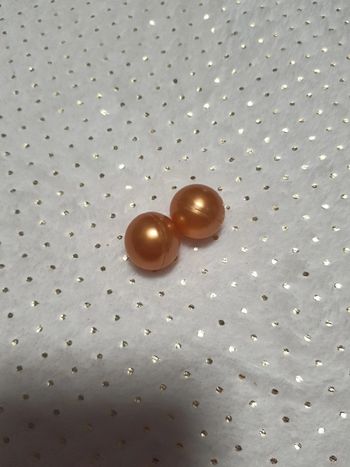 Lot de 2 perles de bain vanille