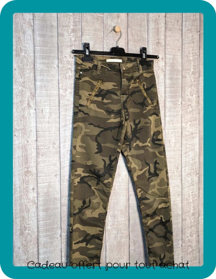 Pantalon militaire Bershka 36 - photo numéro 2
