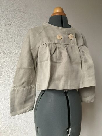 Veste courte cérémonie en lin
