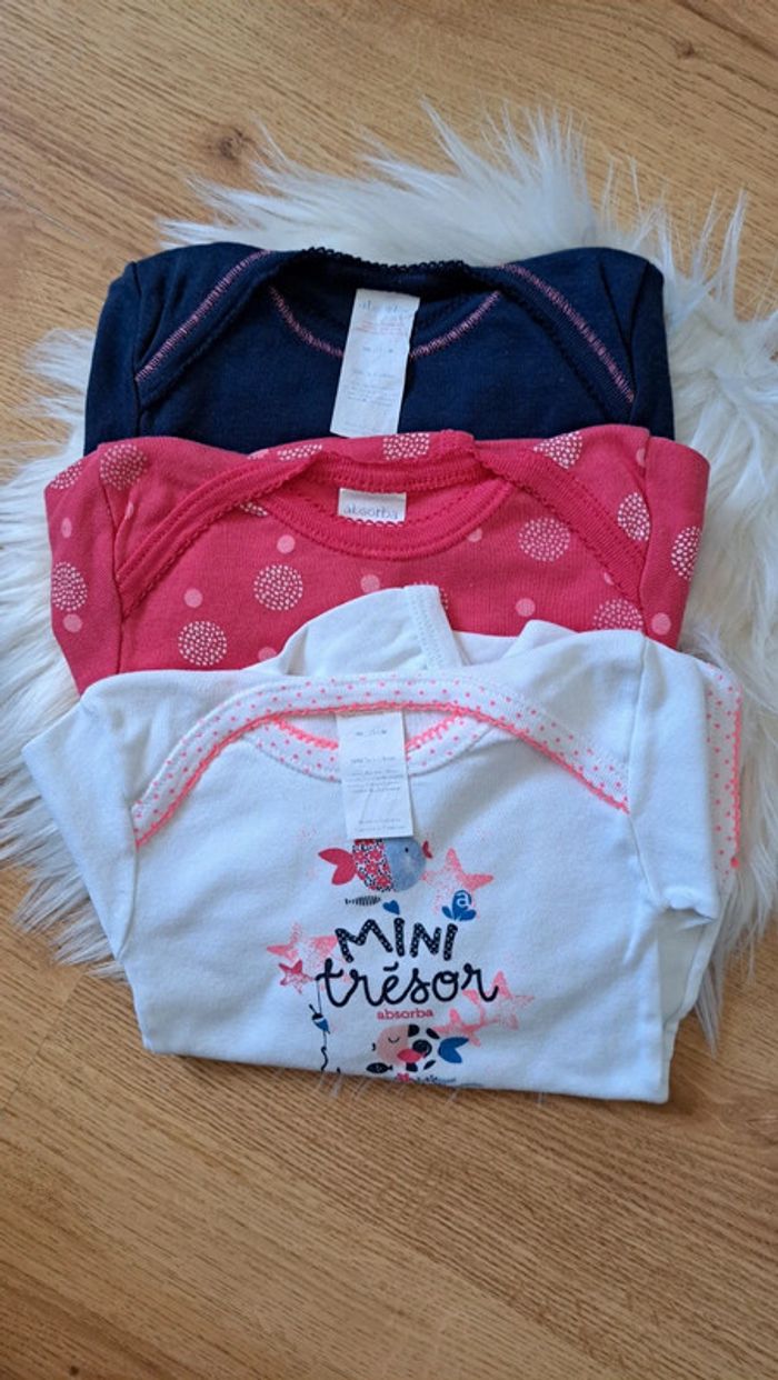 lot bodies absorba 9mois 👶 - photo numéro 2