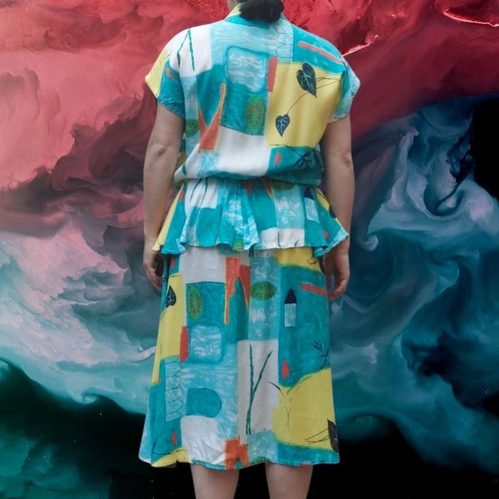Superbe robe Vintage pour 42/44 - photo numéro 4