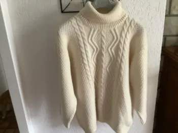 Pull femme fait machine